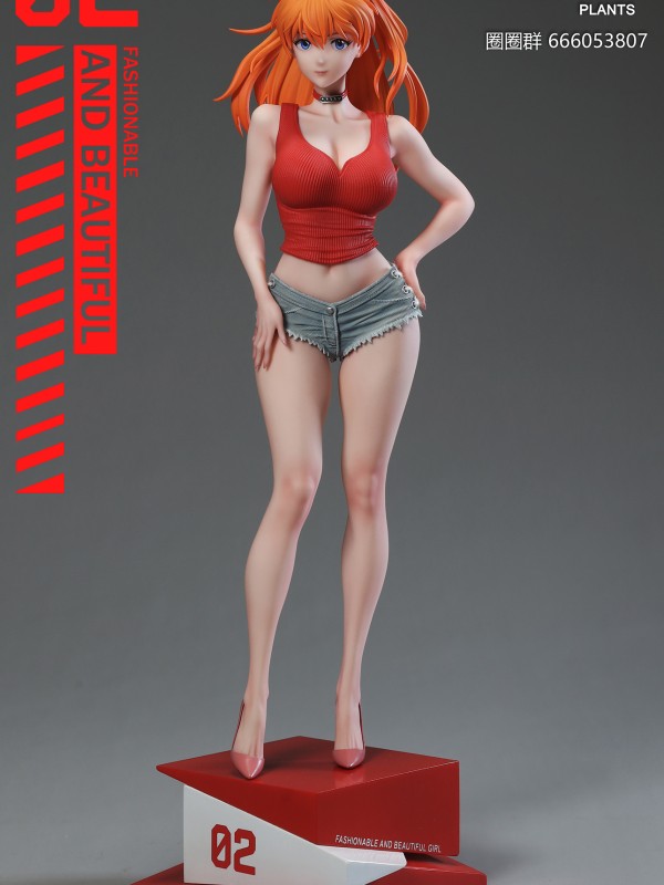 The Summer Plants Studio EVA School Beauty Asuka Hot Sexy 1/6 Statue